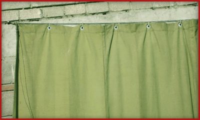 Гардины из брезента