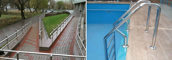 Конструкции для улиц и бассейнов